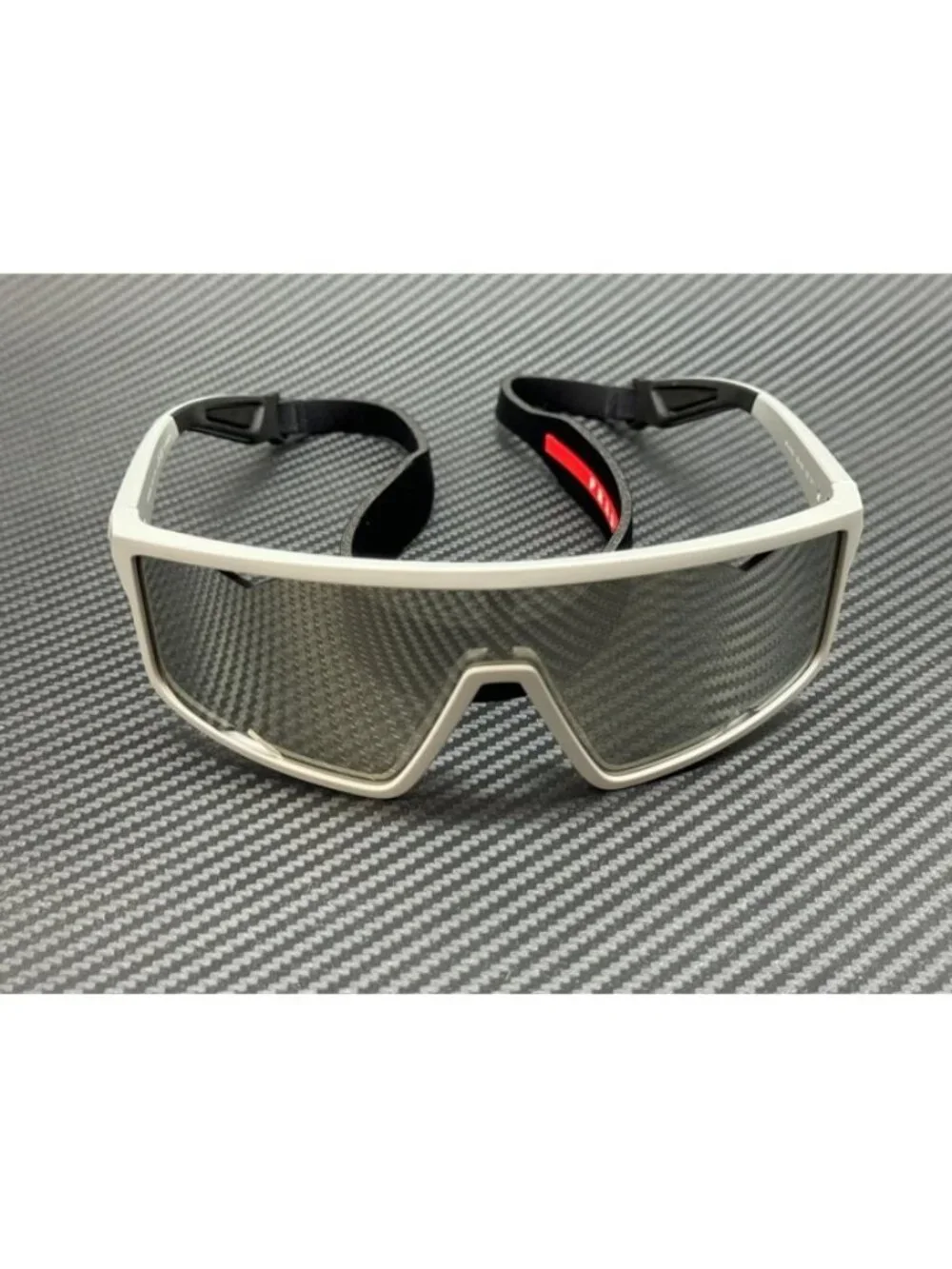New Prada Linea Rossa Men Matte Iron Grey Sunglasses 70-20-125